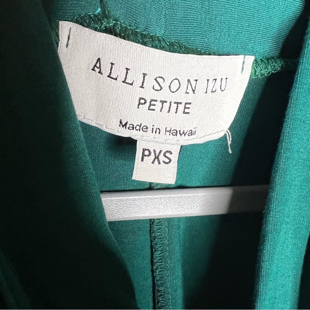 Allison Izu Green Mock Neck L/S Top XS - Picture 3 of 5